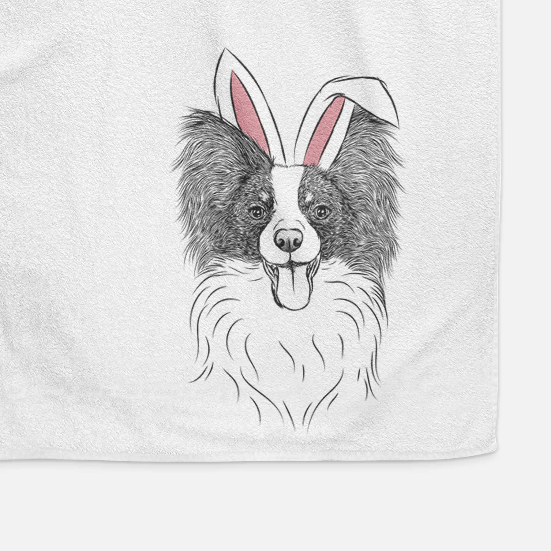 Patrick the Papillon Decorative Hand Towel