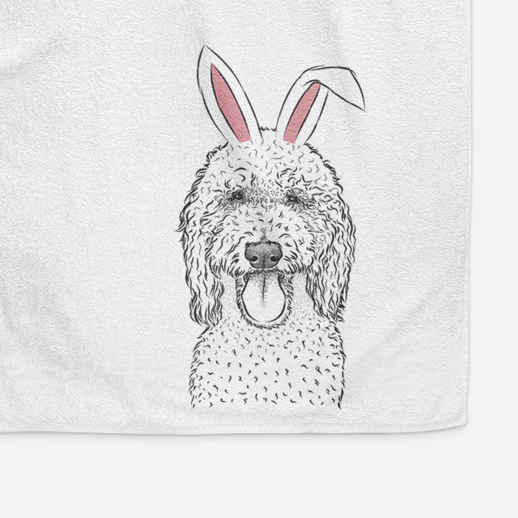 Pavlov the Goldendoodle Decorative Hand Towel