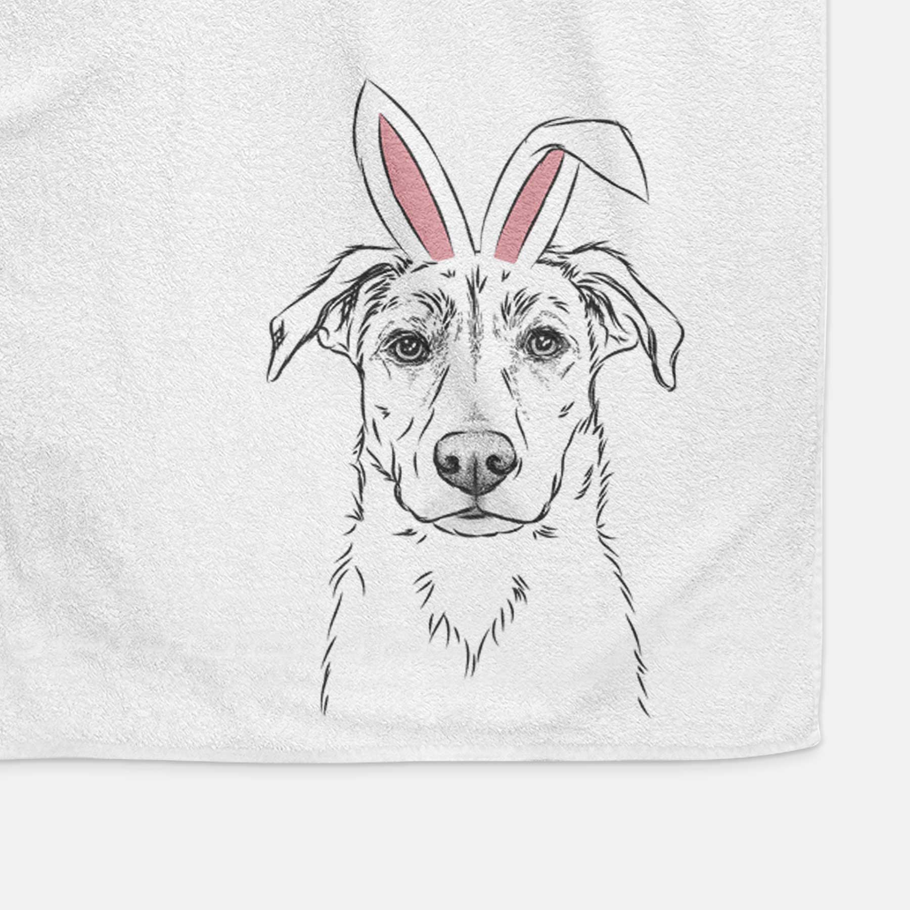 Peanut the Lab Mix Decorative Hand Towel