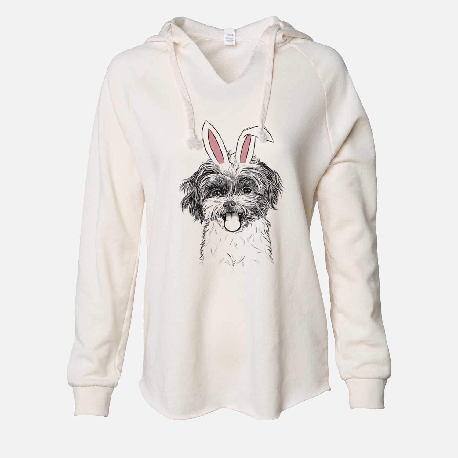 Easter Pepper the Shihpoo - Cali Wave Hooded Sweatshirt