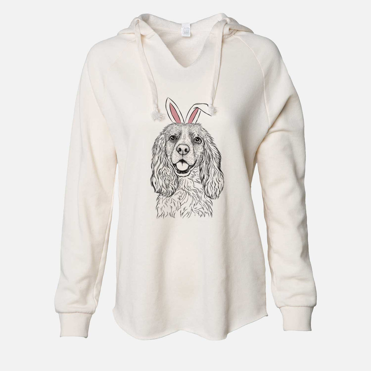 Easter Perry the Cockalier - Cali Wave Hooded Sweatshirt