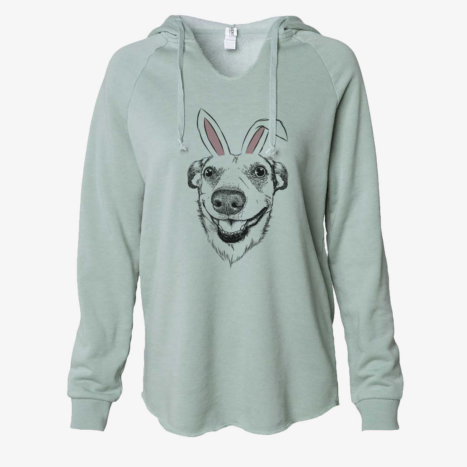 Easter Petrah the Staffy Mix - Cali Wave Hooded Sweatshirt