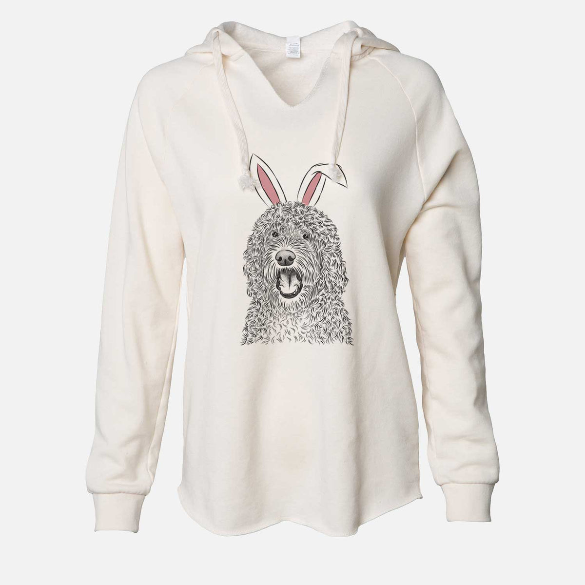 Easter Phillip the Portuguese Water Dog - Cali Wave Hooded Sweatshirt