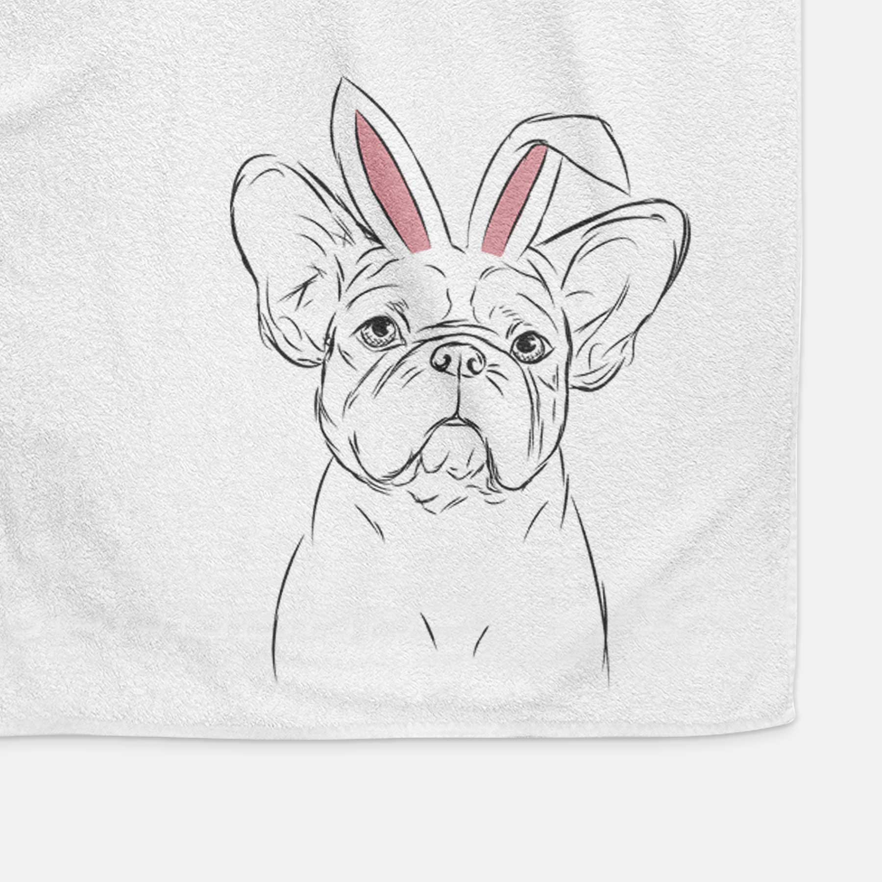 Pierre the French Bulldog Decorative Hand Towel