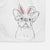 Pierre the French Bulldog Decorative Hand Towel