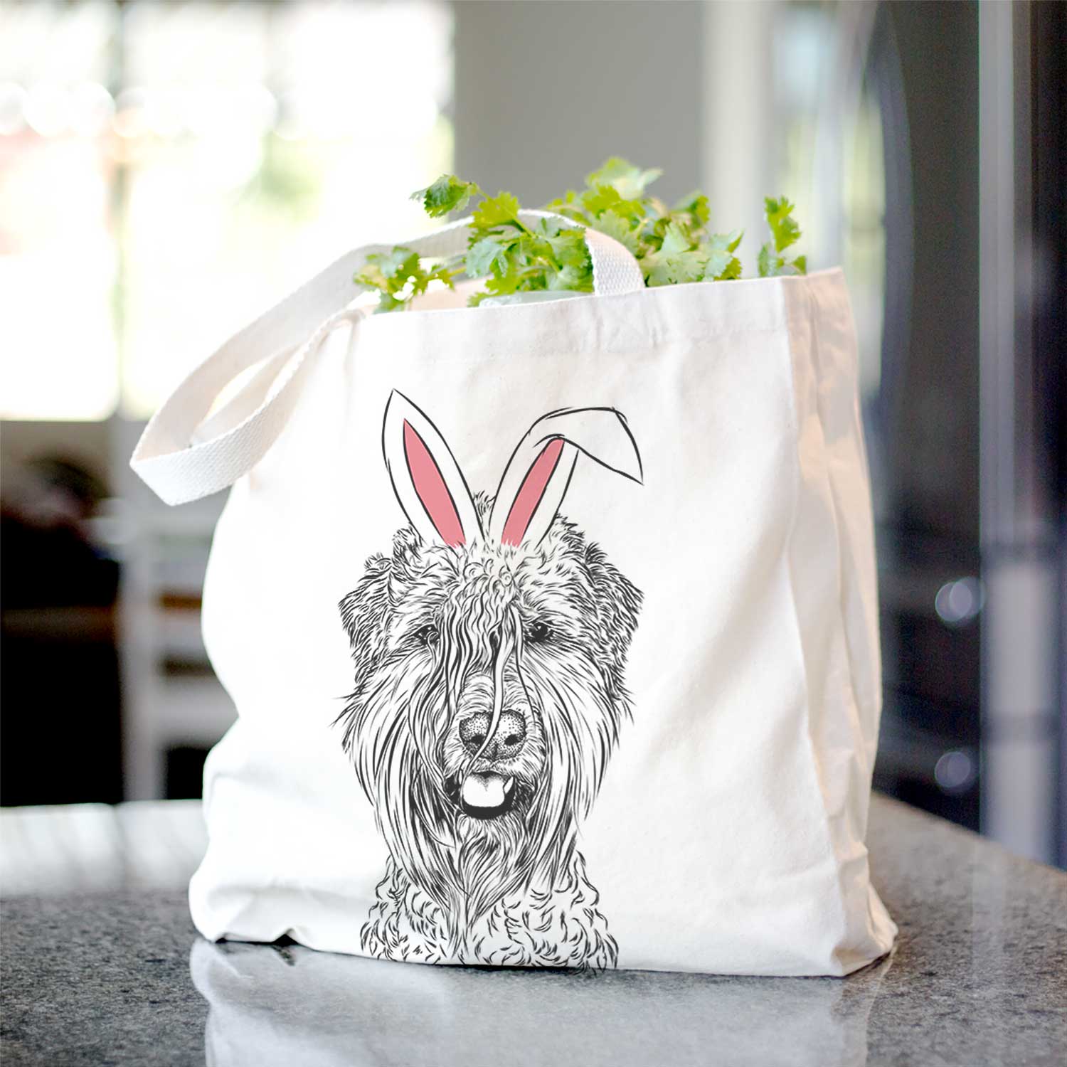 Pierre the Soft Coated Wheaten Terrier - Tote Bag