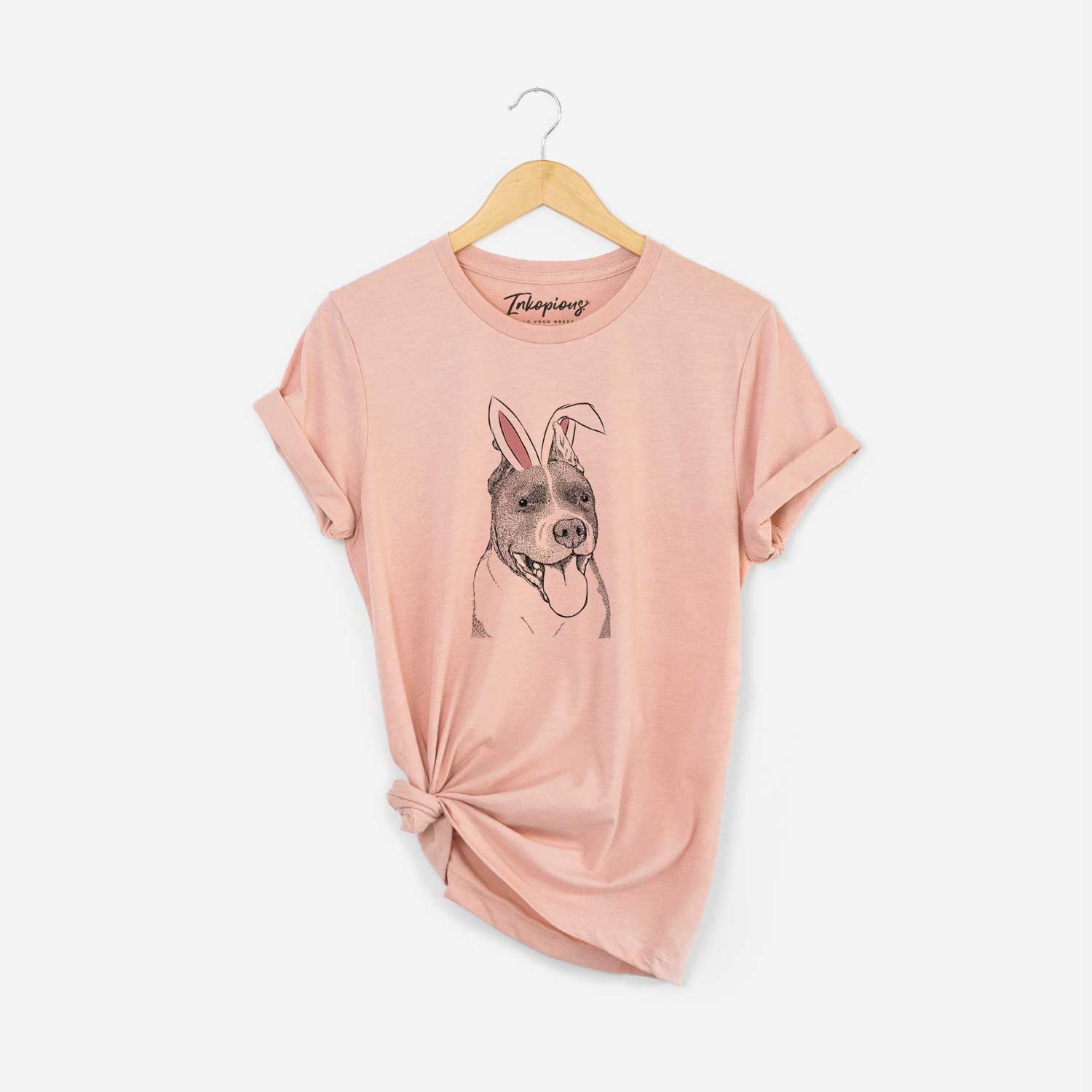 Easter Piggy the American Staffordshire Terrier - Unisex Crewneck