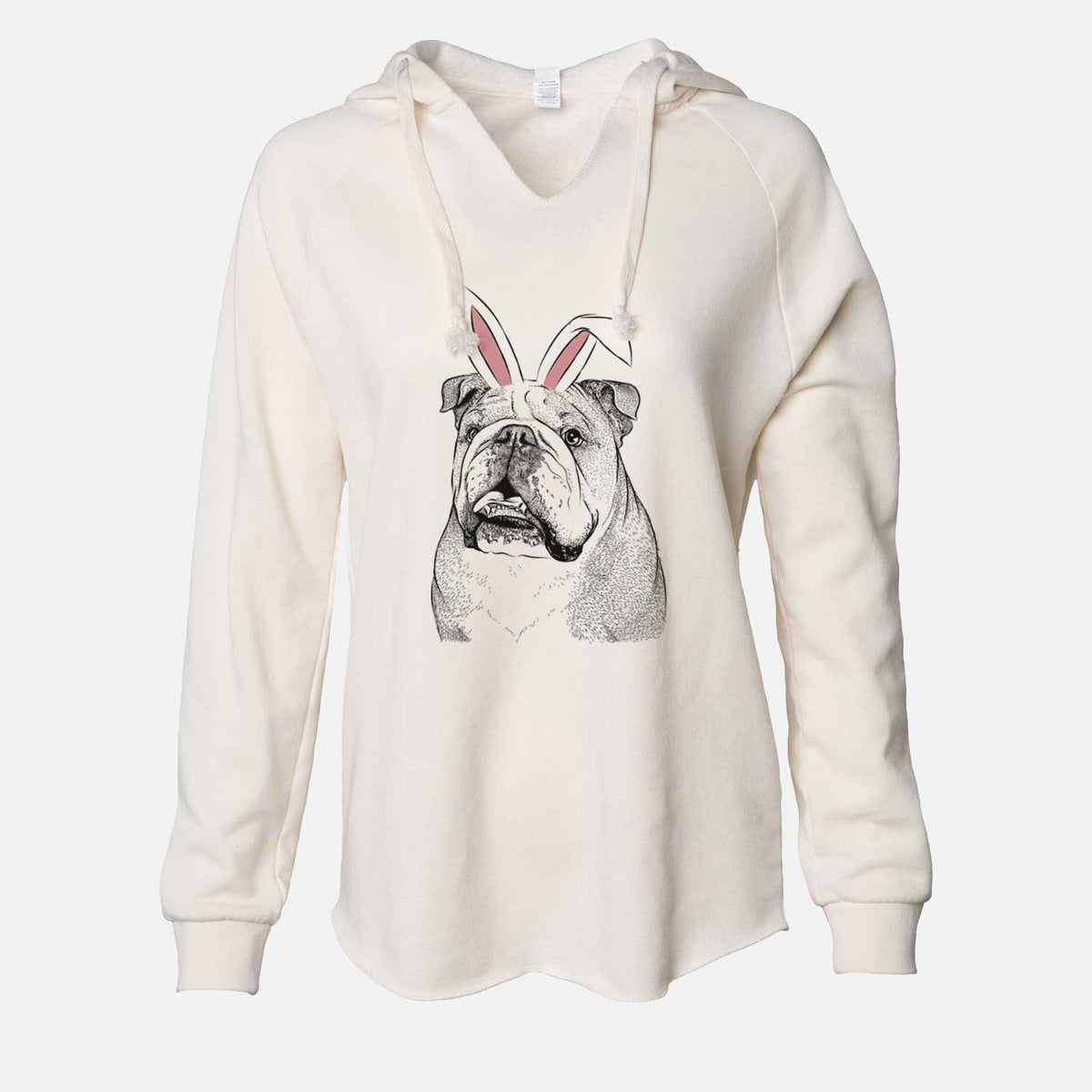 Easter Piggy the English Bulldog - Cali Wave Hooded Sweatshirt