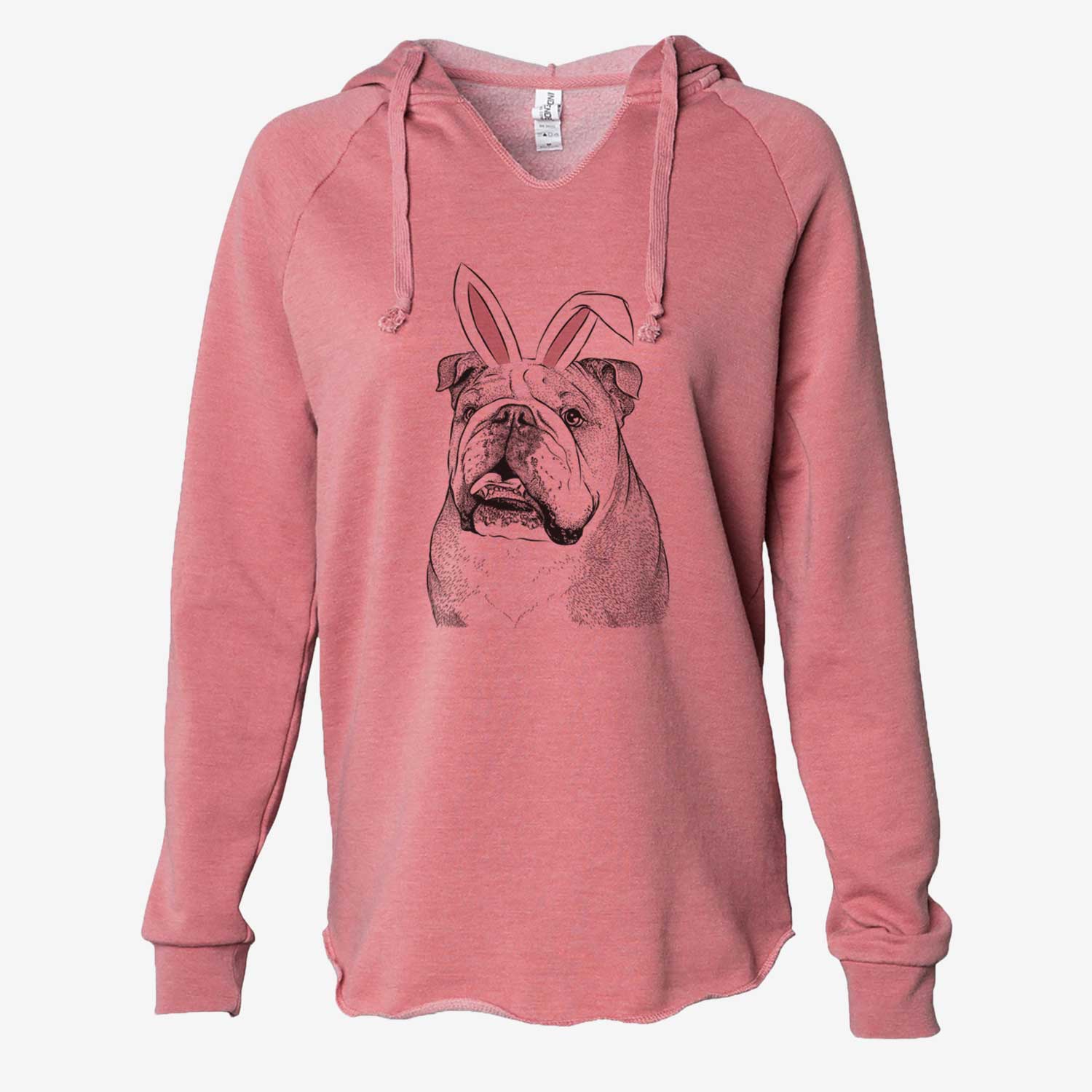Easter Piggy the English Bulldog - Cali Wave Hooded Sweatshirt