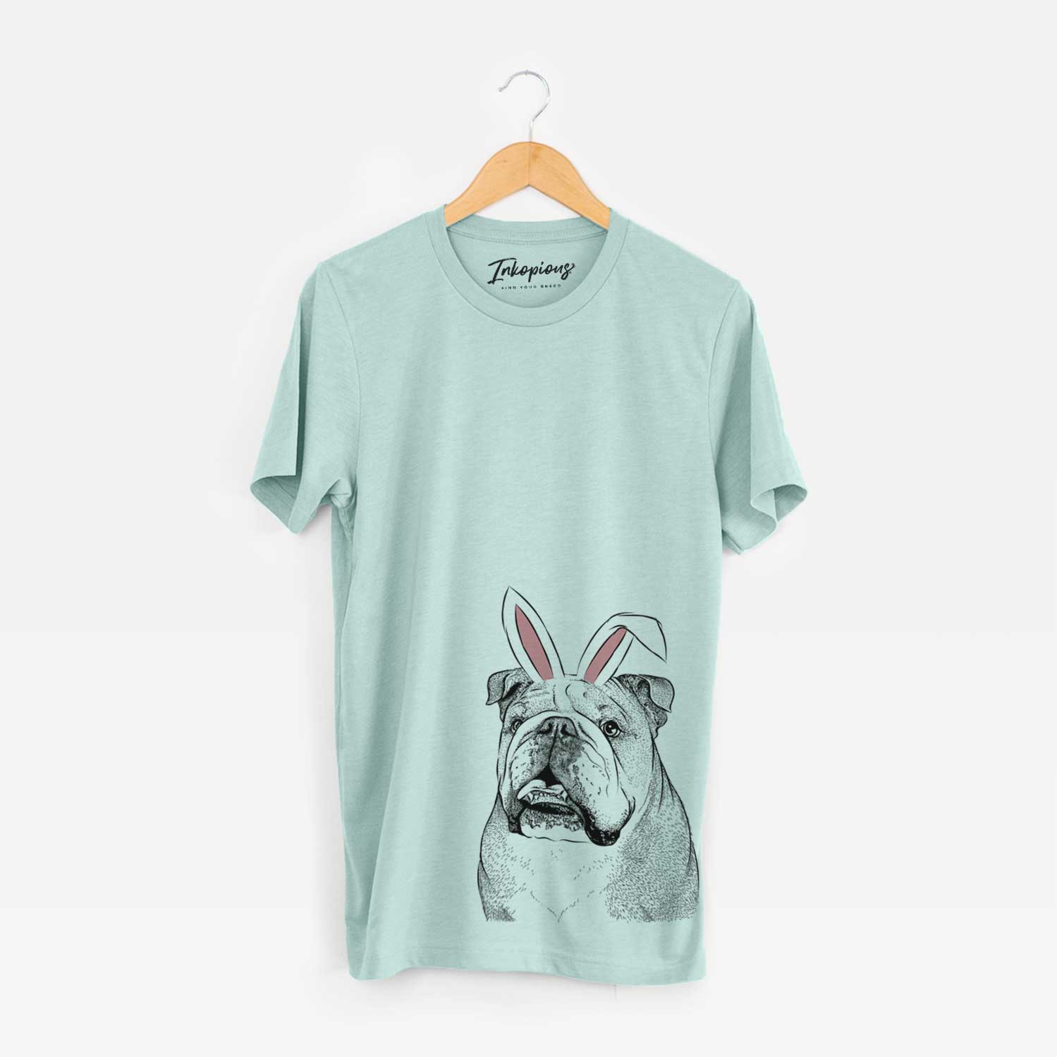 Easter Piggy the English Bulldog - Unisex Crewneck