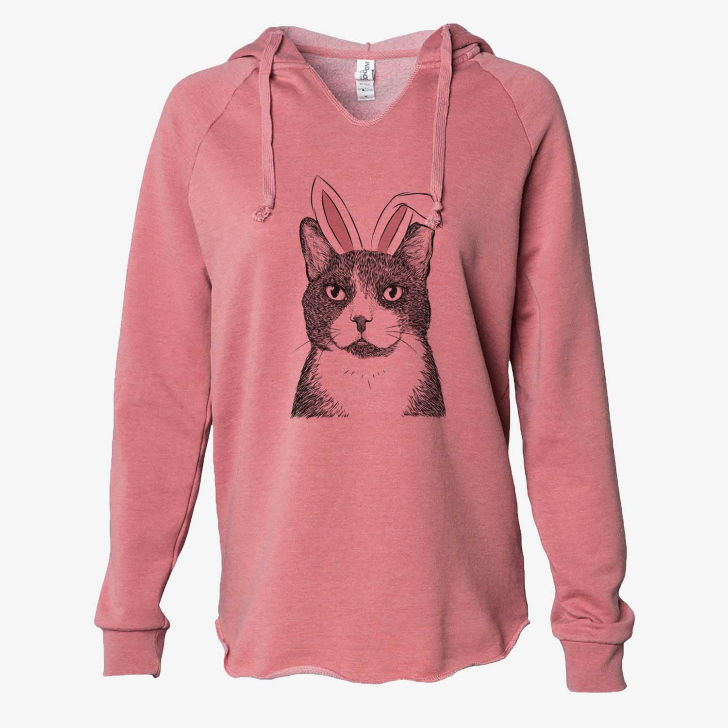 Easter Pinky the Tuxedo Cat - Cali Wave Hooded Sweatshirt