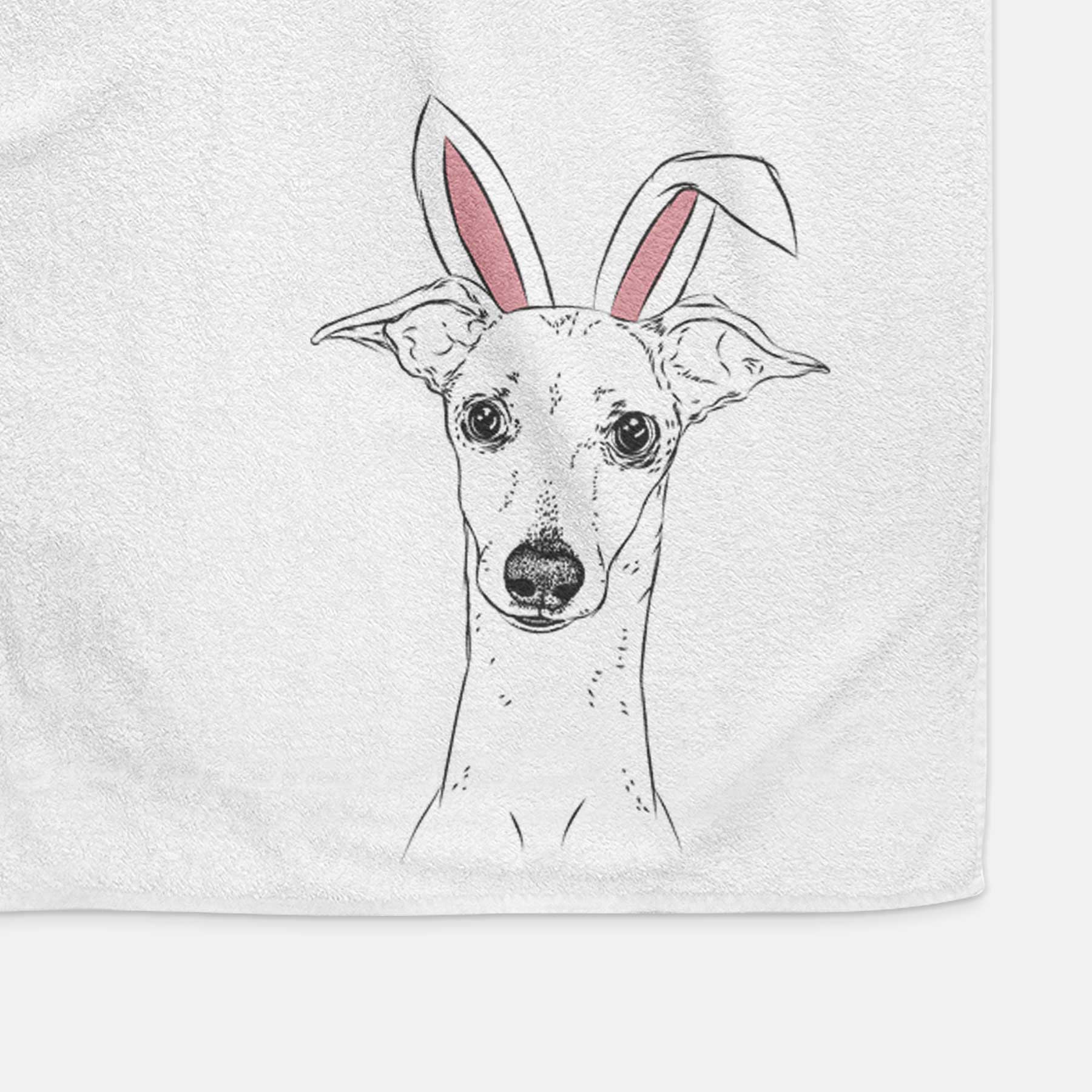 Pip the Italian Greyhound Decorative Hand Towel