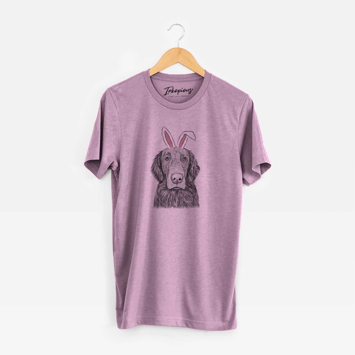 Easter Pippin the Flat Coated Retriever - Unisex Crewneck