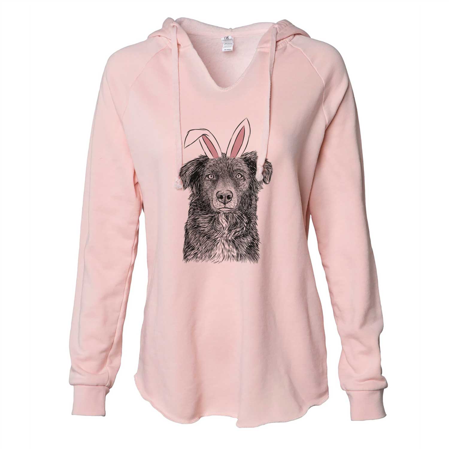 Easter Pixel the Australian Shepherd - Cali Wave Hooded Sweatshirt