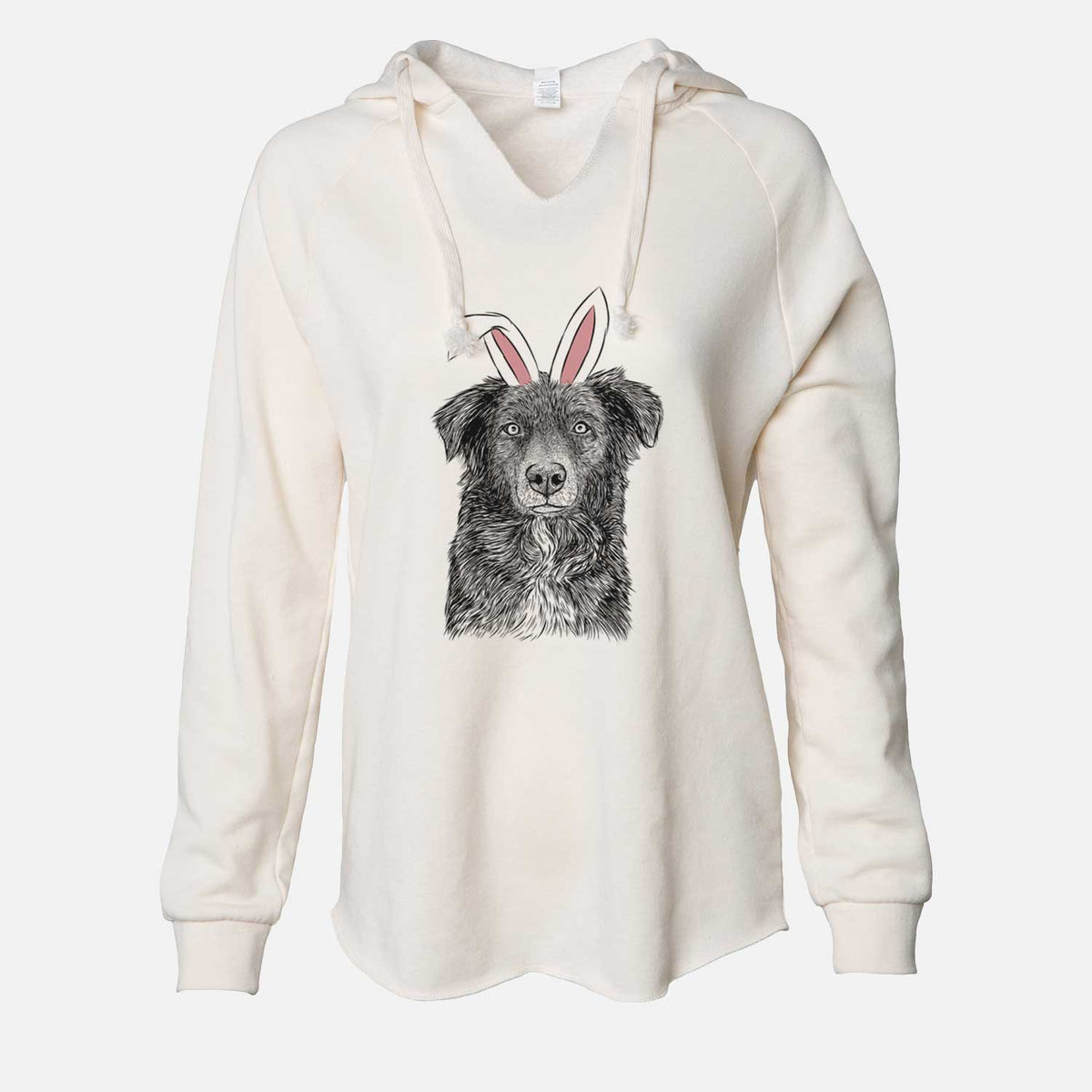 Easter Pixel the Australian Shepherd - Cali Wave Hooded Sweatshirt