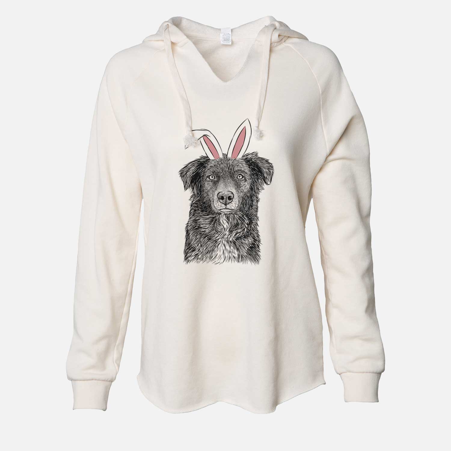 Easter Pixel the Australian Shepherd - Cali Wave Hooded Sweatshirt