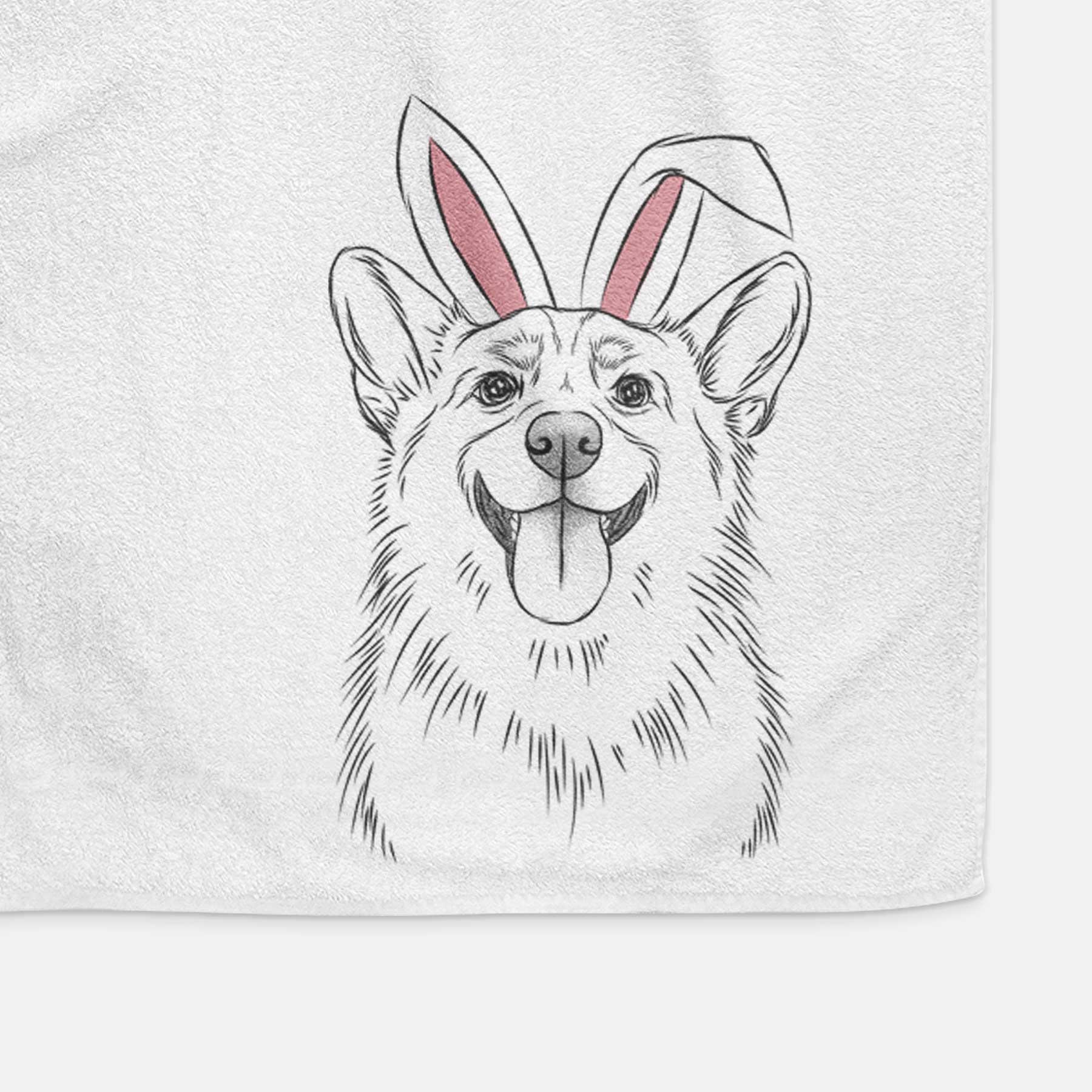 Porter the Pembroke Welsh Corgi Decorative Hand Towel