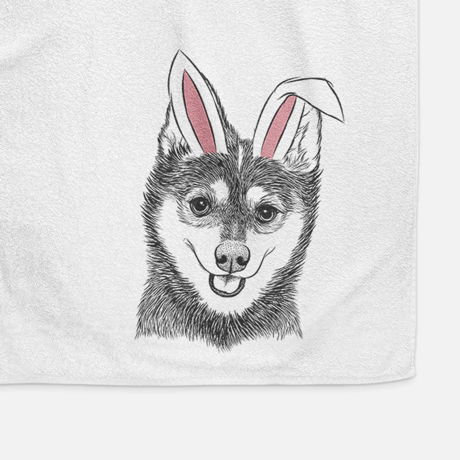 Posey the Alaskan Klee Kai Decorative Hand Towel