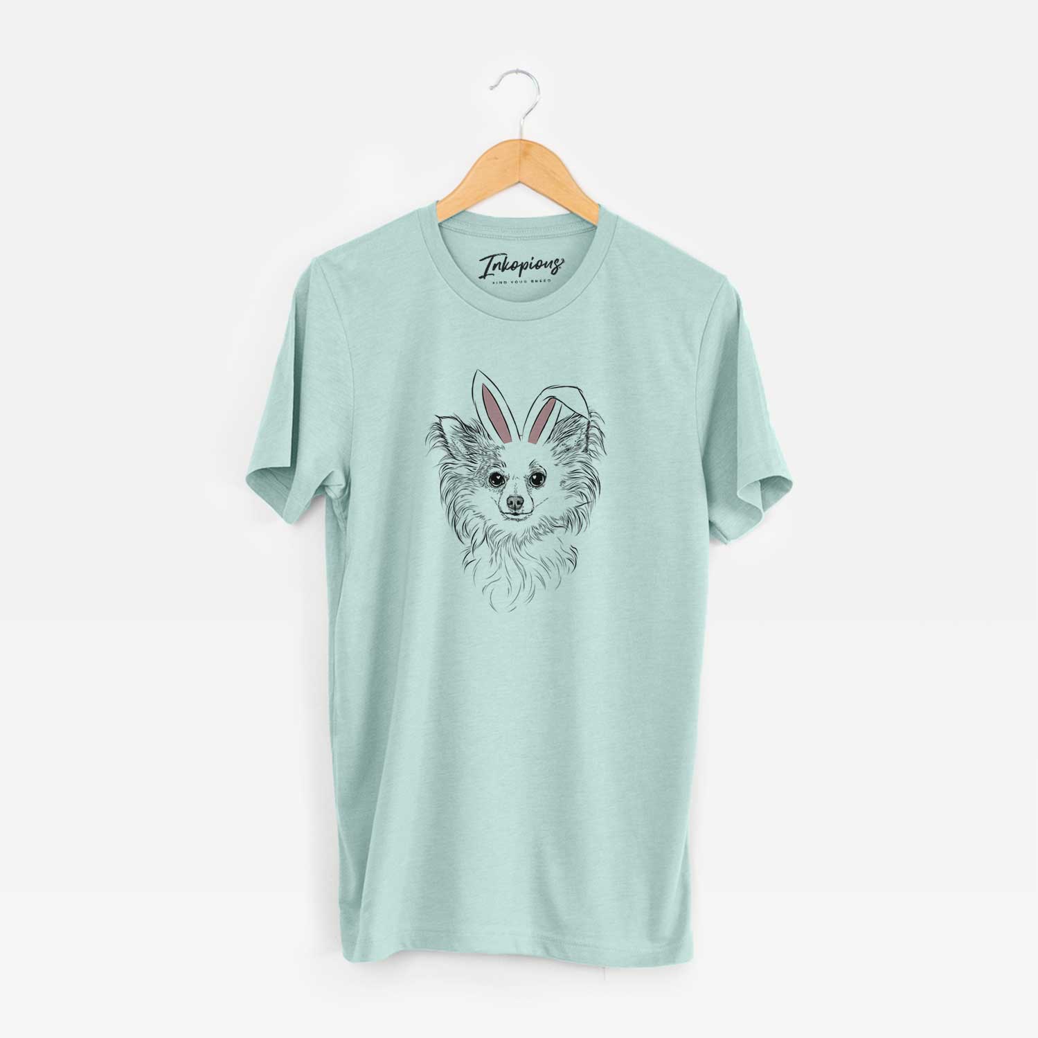 Easter Princess Ava the Long Haired Chihuahua - Unisex Crewneck