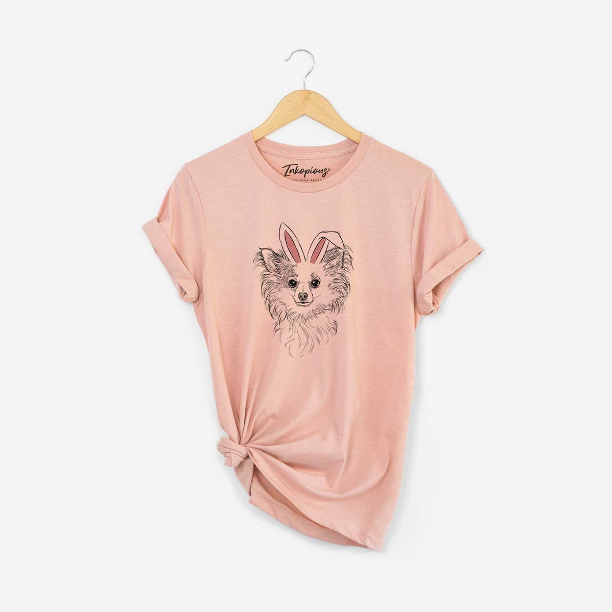 Easter Princess Ava the Long Haired Chihuahua - Unisex Crewneck