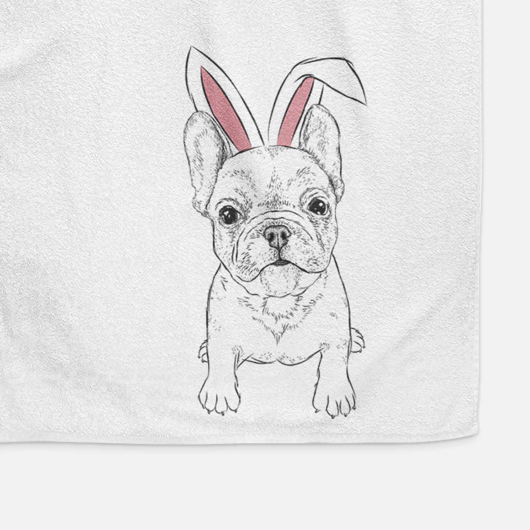 Puppy Pierre the French Bulldog Decorative Hand Towel