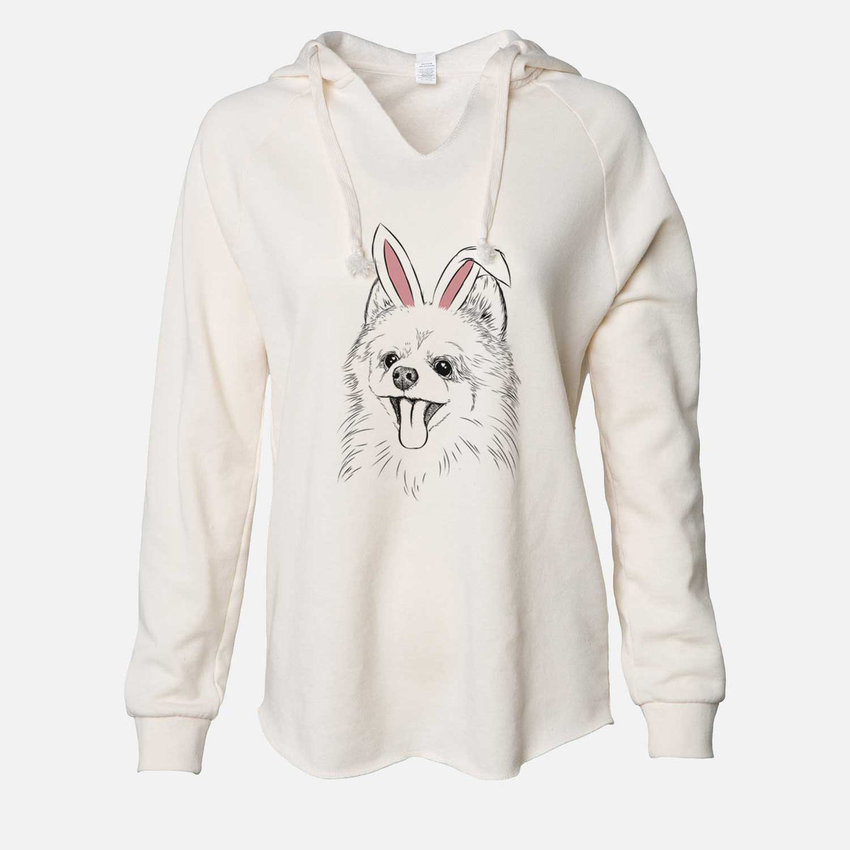 Easter Quinn the Pomeranian - Cali Wave Hooded Sweatshirt