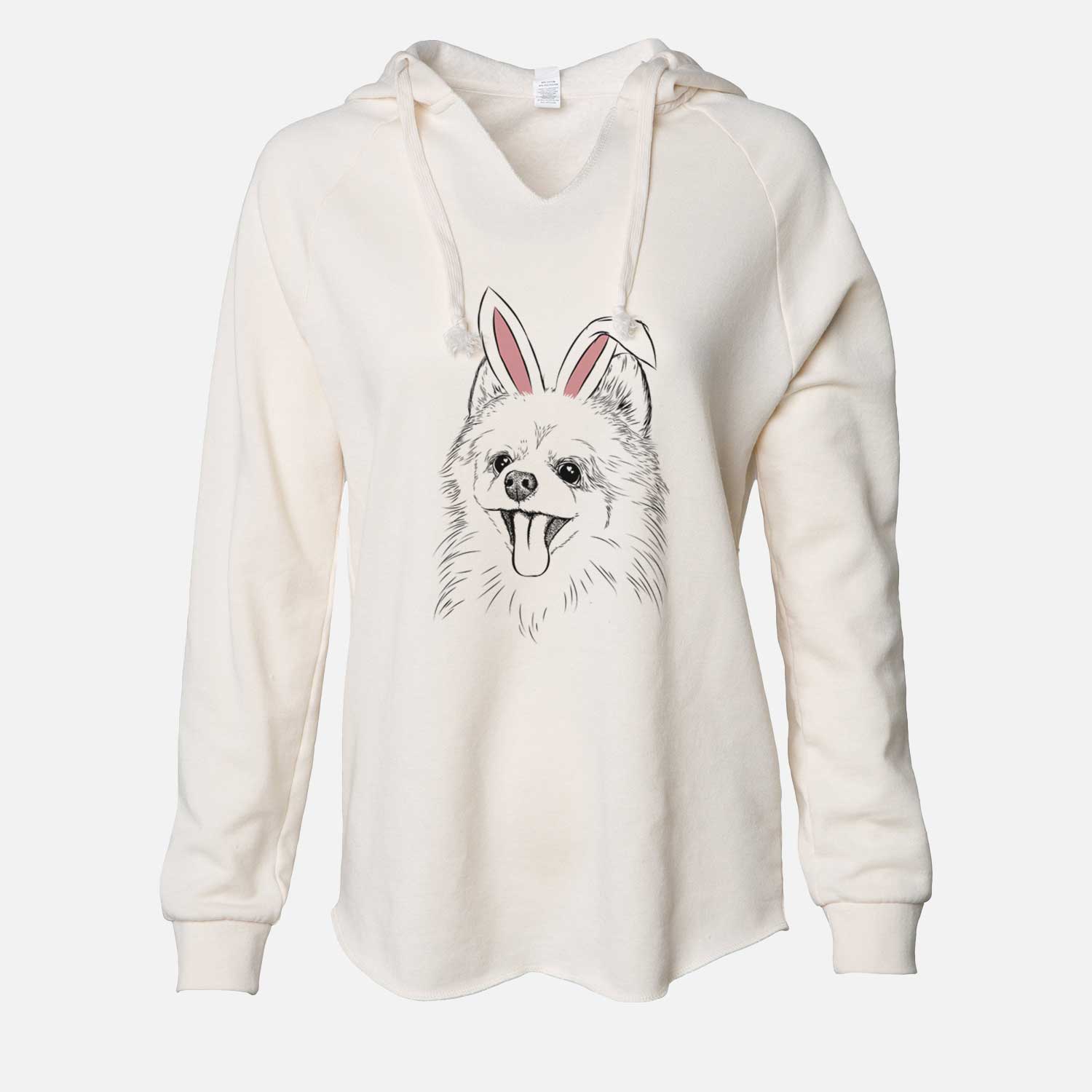 Easter Quinn the Pomeranian - Cali Wave Hooded Sweatshirt