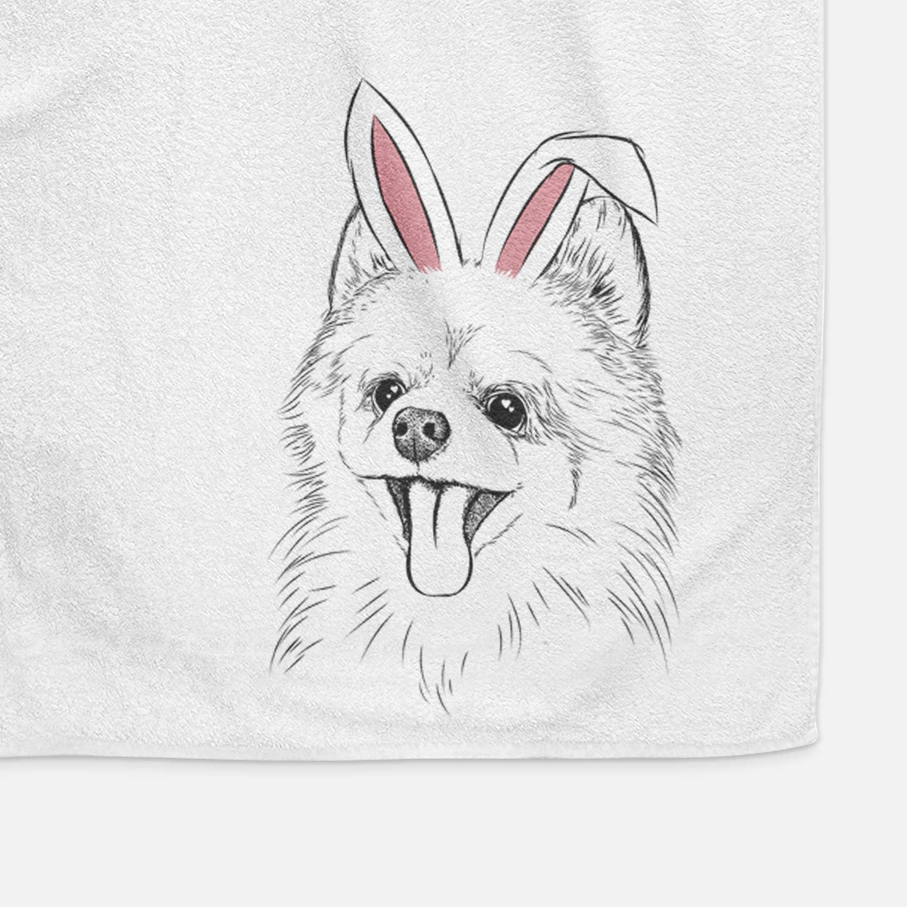 Quinn the Pomeranian Decorative Hand Towel