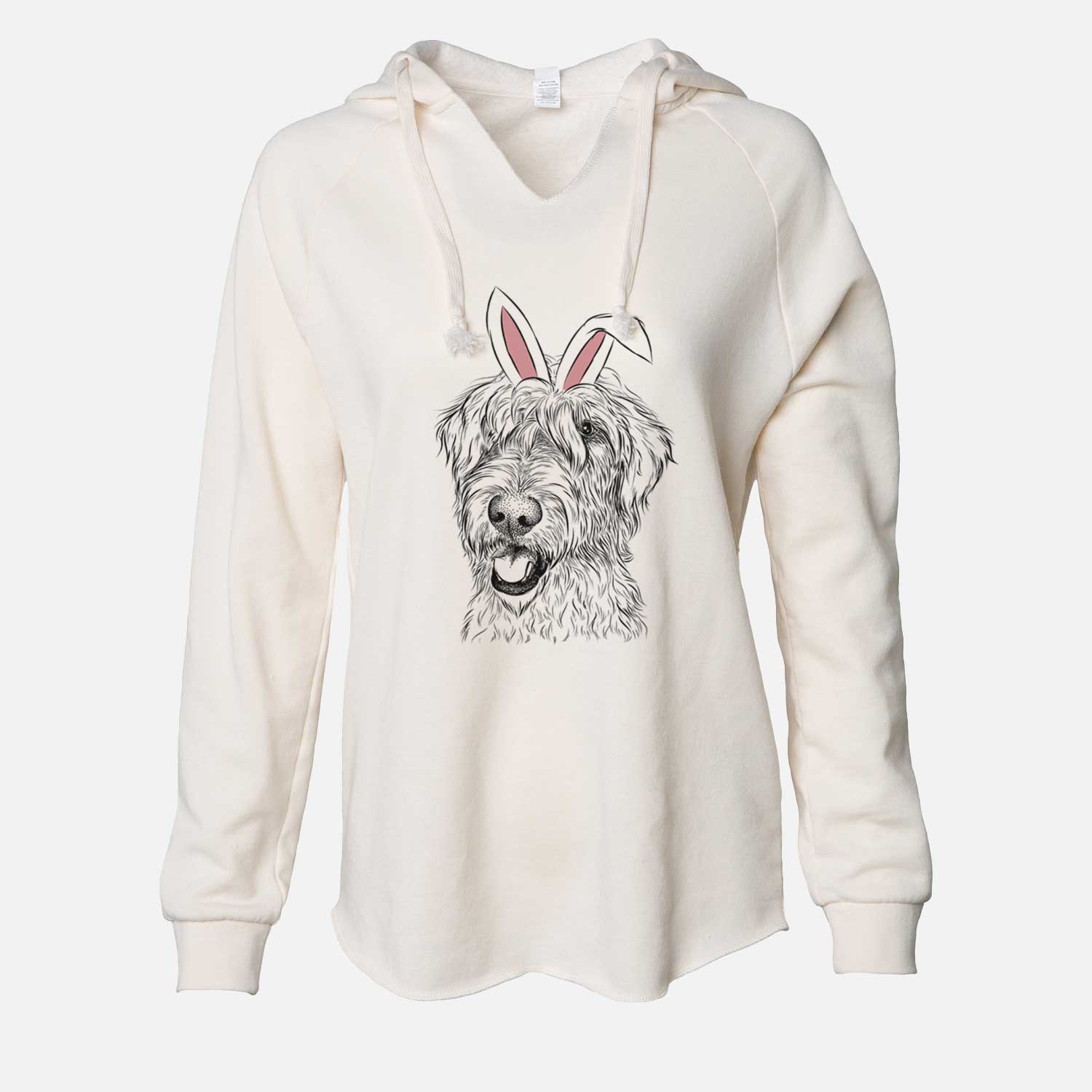 Easter Ragnar the Irish Wolfhound - Cali Wave Hooded Sweatshirt
