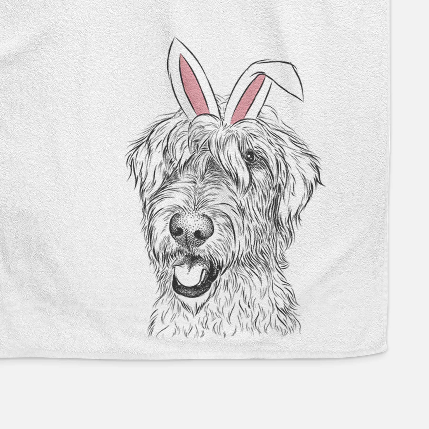 Ragnar the Irish Wolfhound Decorative Hand Towel