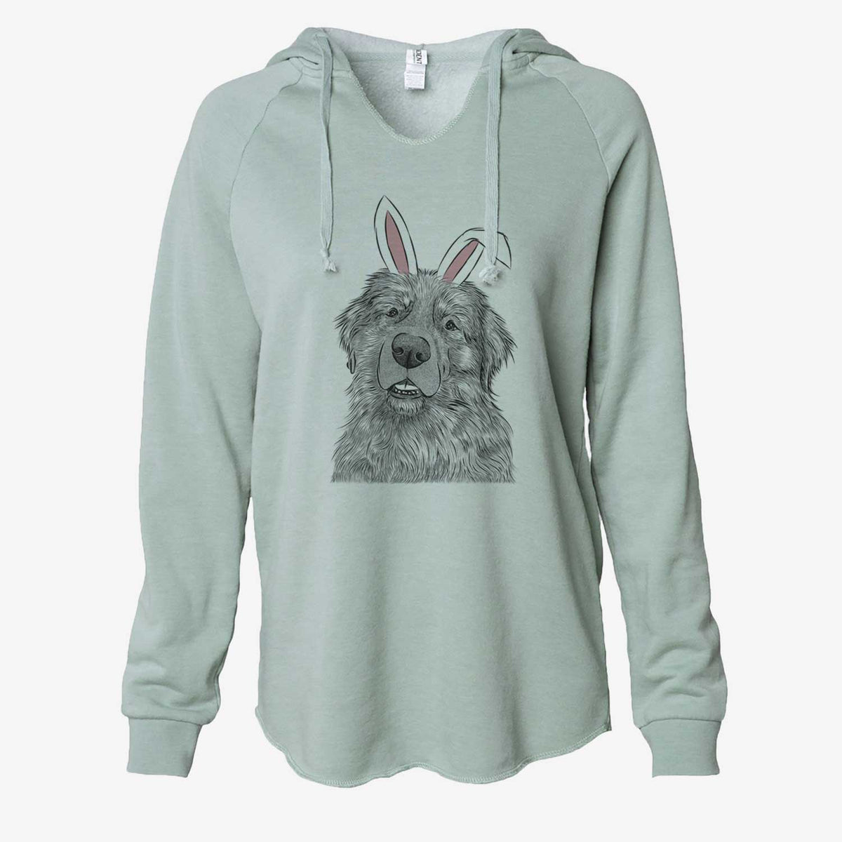 Easter Ralph the Leonberger - Cali Wave Hooded Sweatshirt
