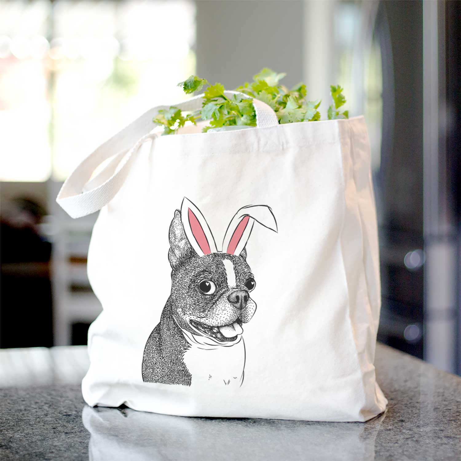 Ralphie the Boston Terrier - Tote Bag