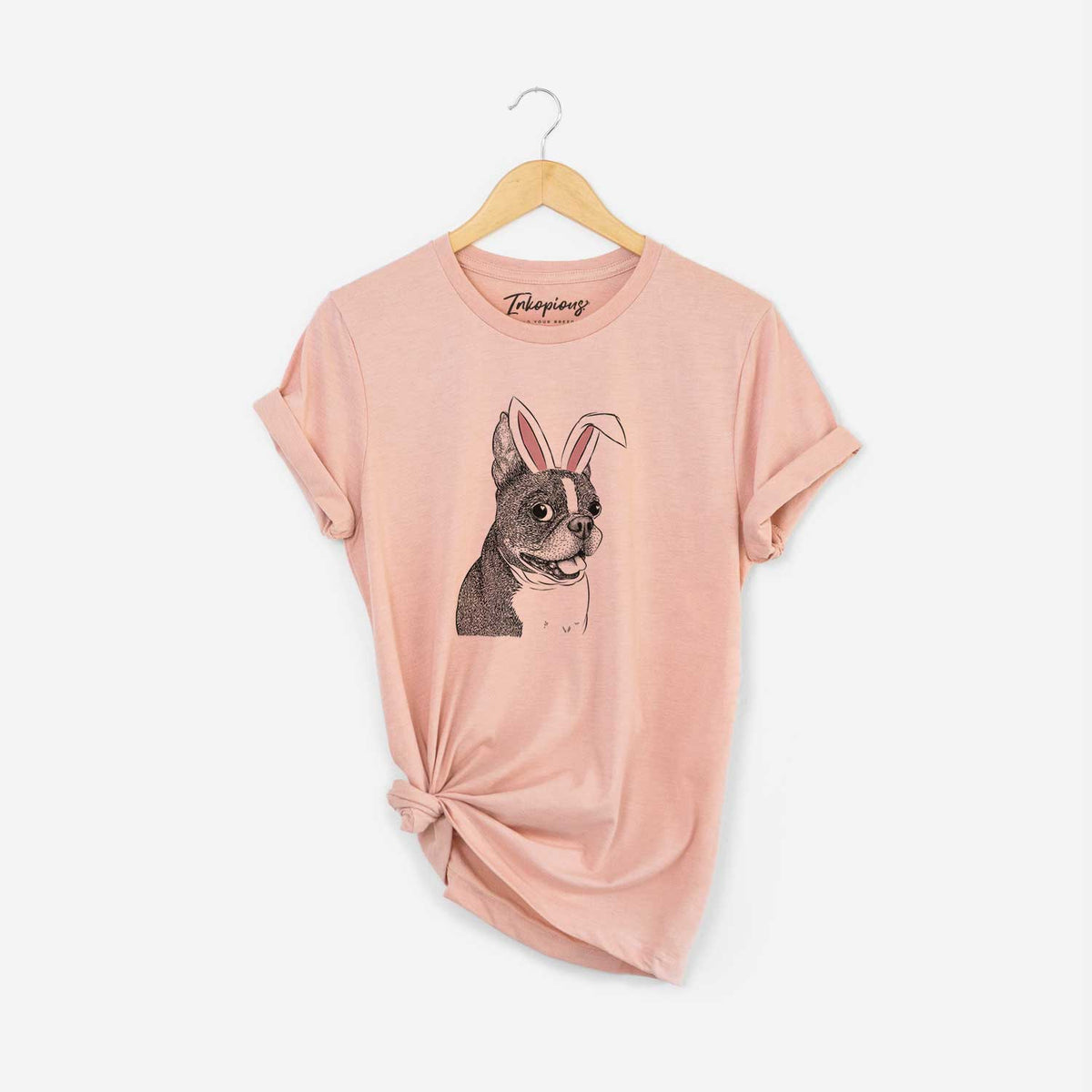 Easter Ralphie the Boston Terrier - Unisex Crewneck