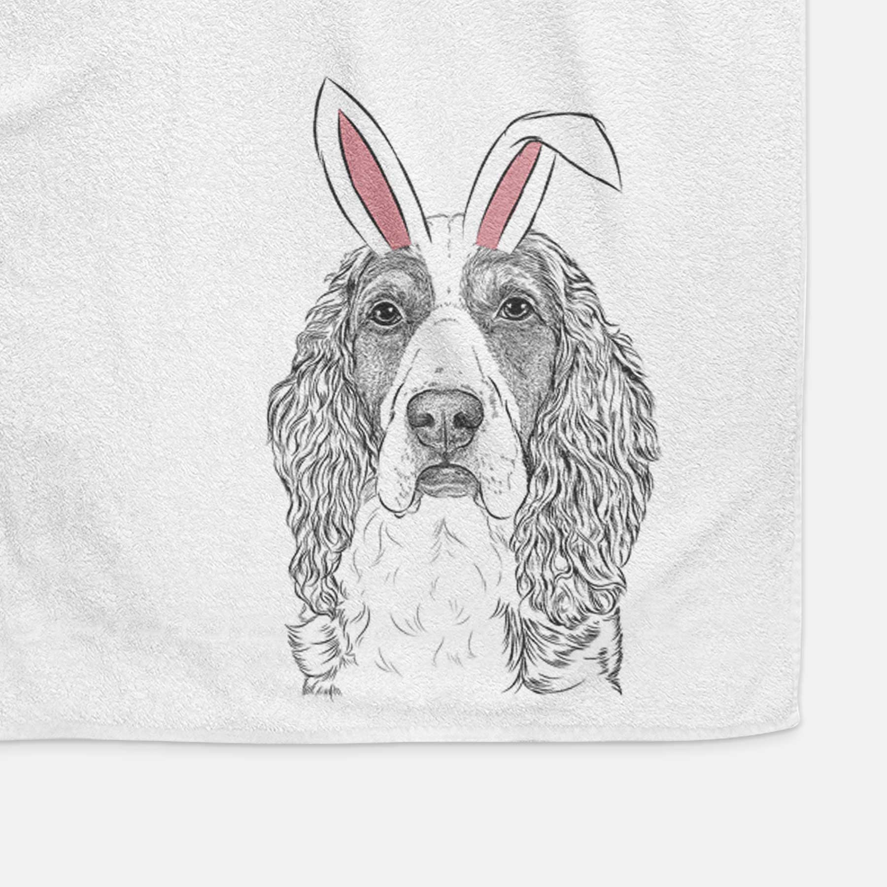 Red the English Springer Spaniel Decorative Hand Towel