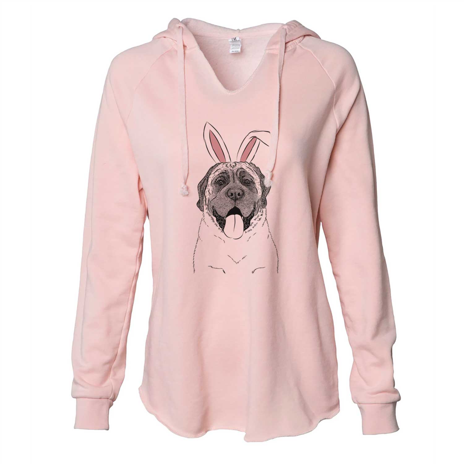 Easter Remmie the English Mastiff - Cali Wave Hooded Sweatshirt
