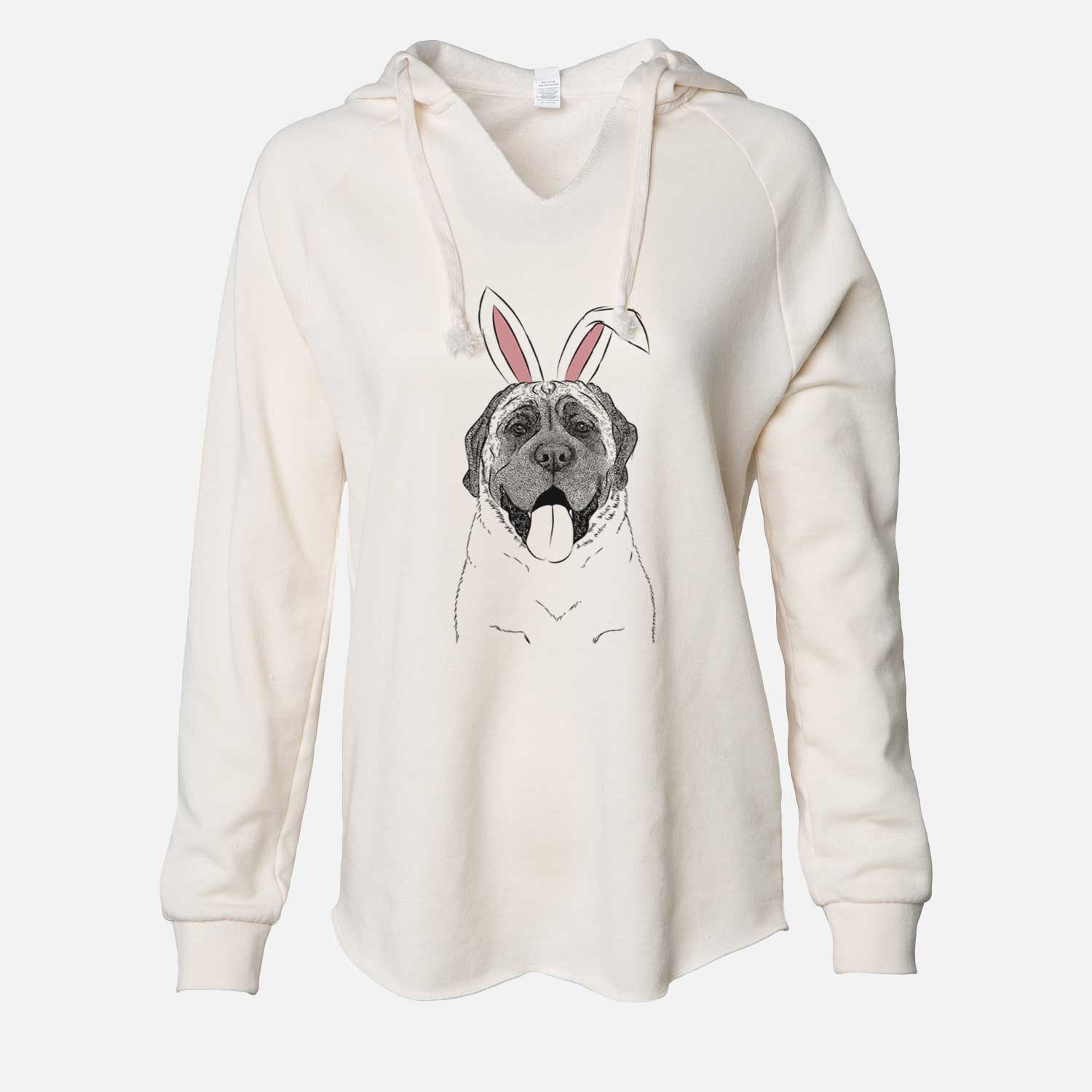 Easter Remmie the English Mastiff - Cali Wave Hooded Sweatshirt