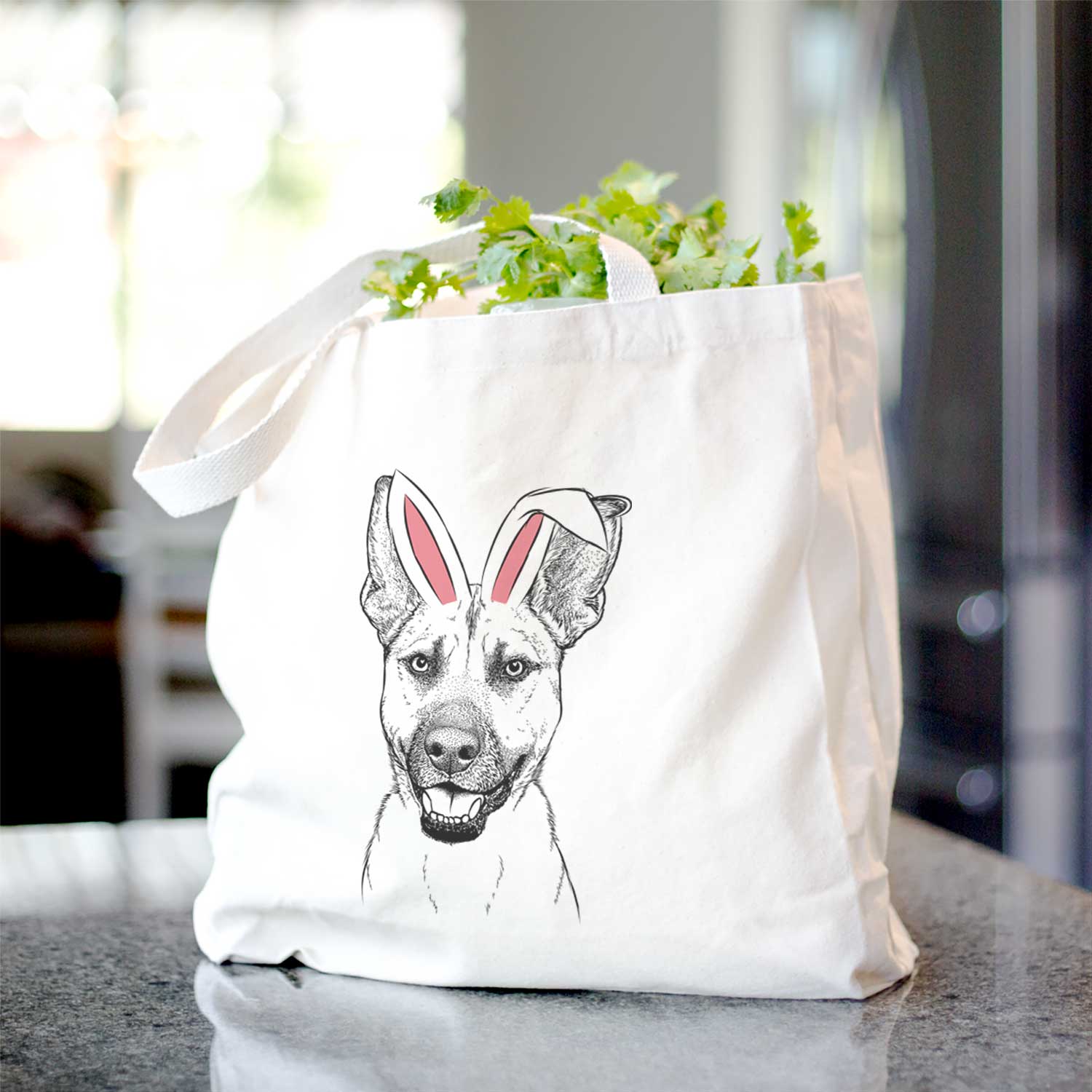 Remus the German Shepherd Mix - Tote Bag