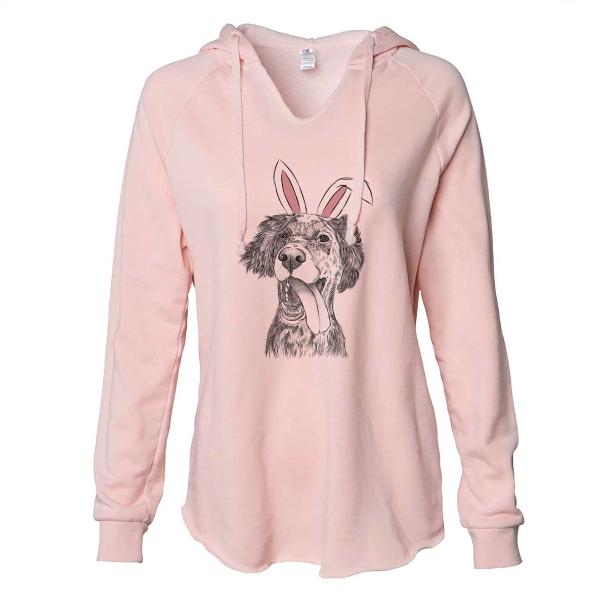 Easter Renly the English Setter - Cali Wave Hooded Sweatshirt