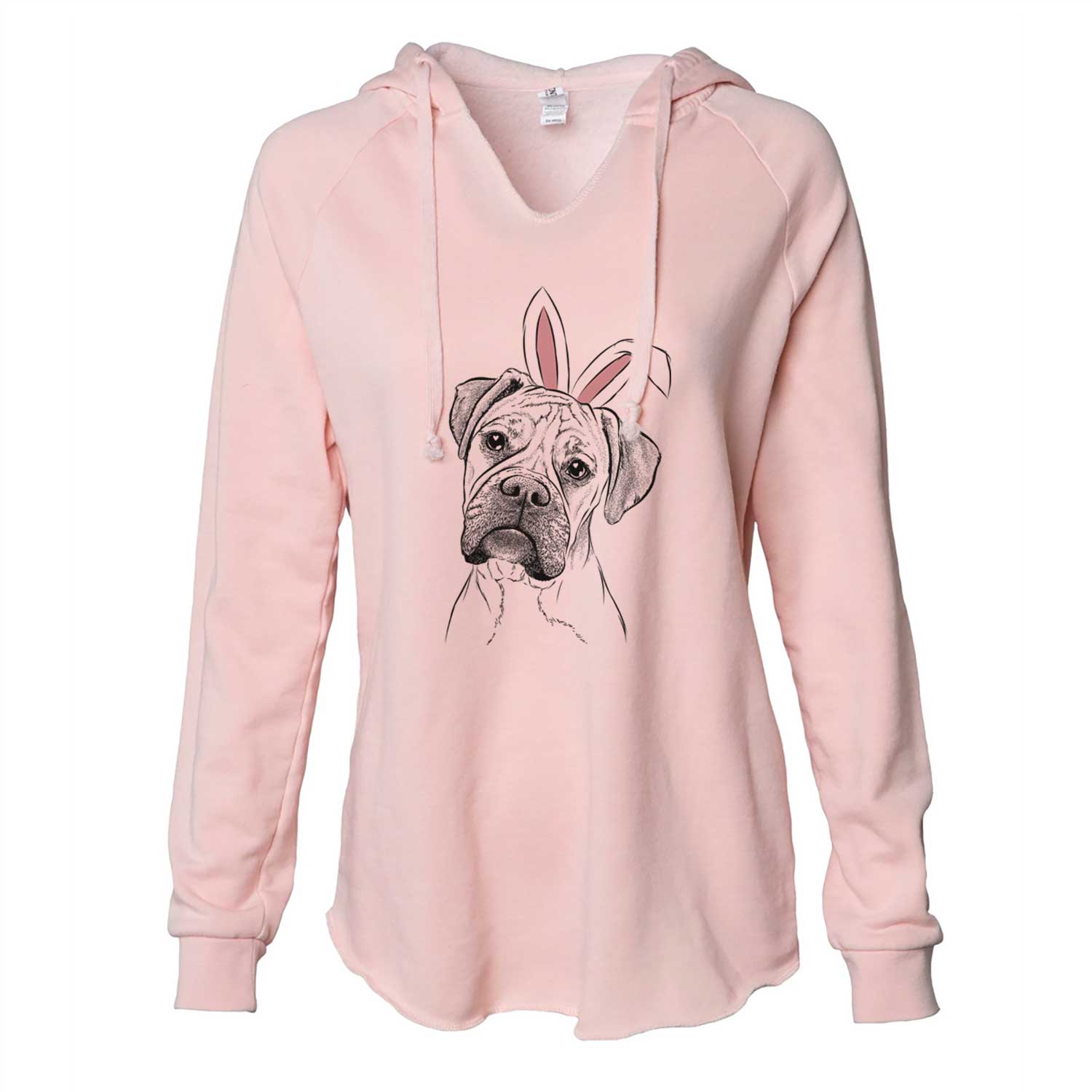 Easter Reuby the Boxer - Cali Wave Hooded Sweatshirt