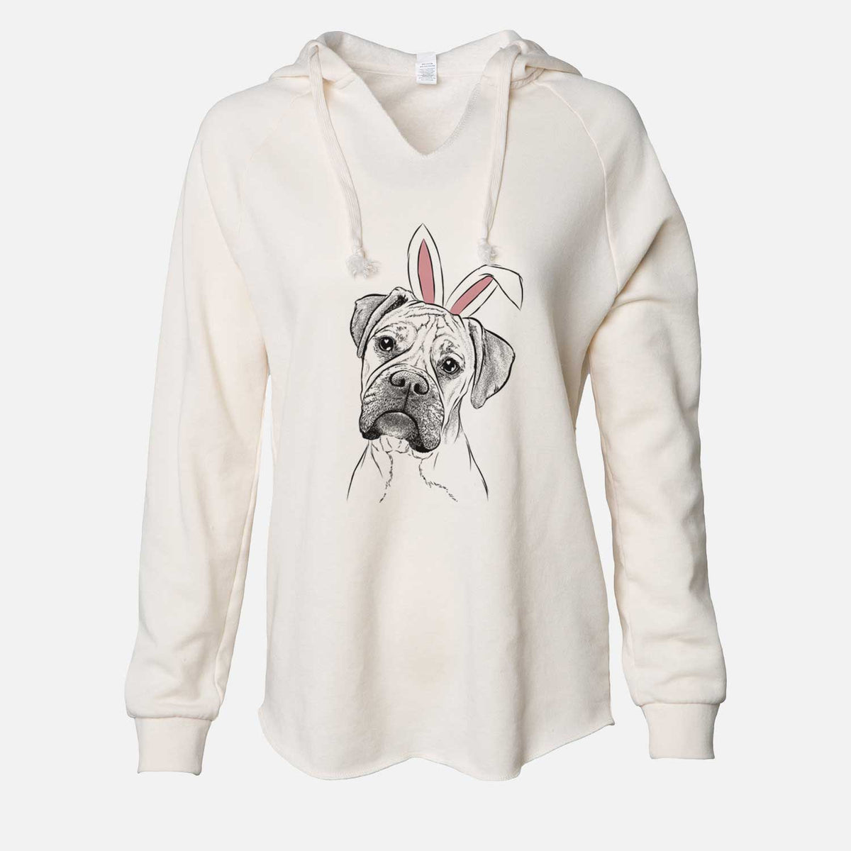 Easter Reuby the Boxer - Cali Wave Hooded Sweatshirt