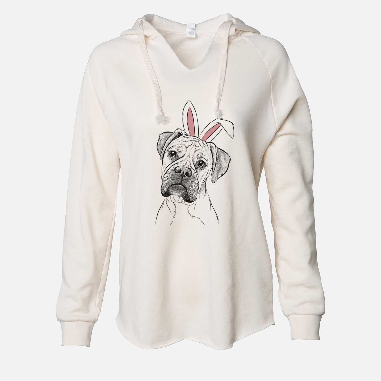Easter Reuby the Boxer - Cali Wave Hooded Sweatshirt