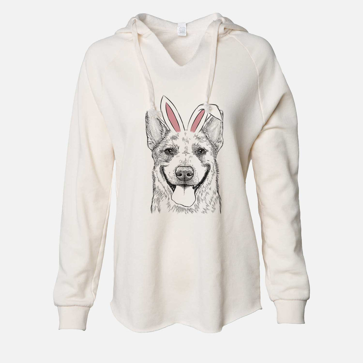 Easter Rio the Australian Cattle Dog - Cali Wave Hooded Sweatshirt