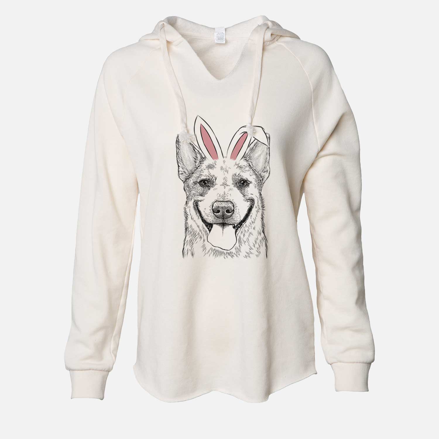 Easter Rio the Australian Cattle Dog - Cali Wave Hooded Sweatshirt