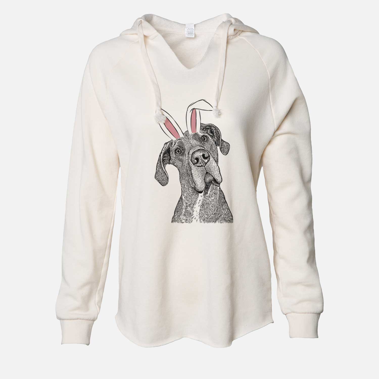 Easter River the Great Dane - Cali Wave Hooded Sweatshirt