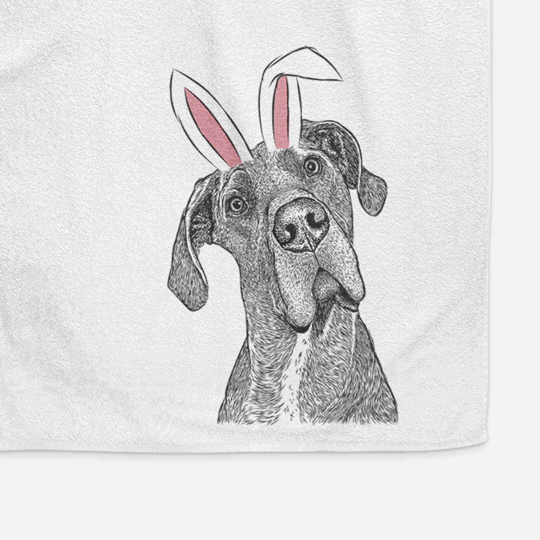 River the Great Dane Decorative Hand Towel