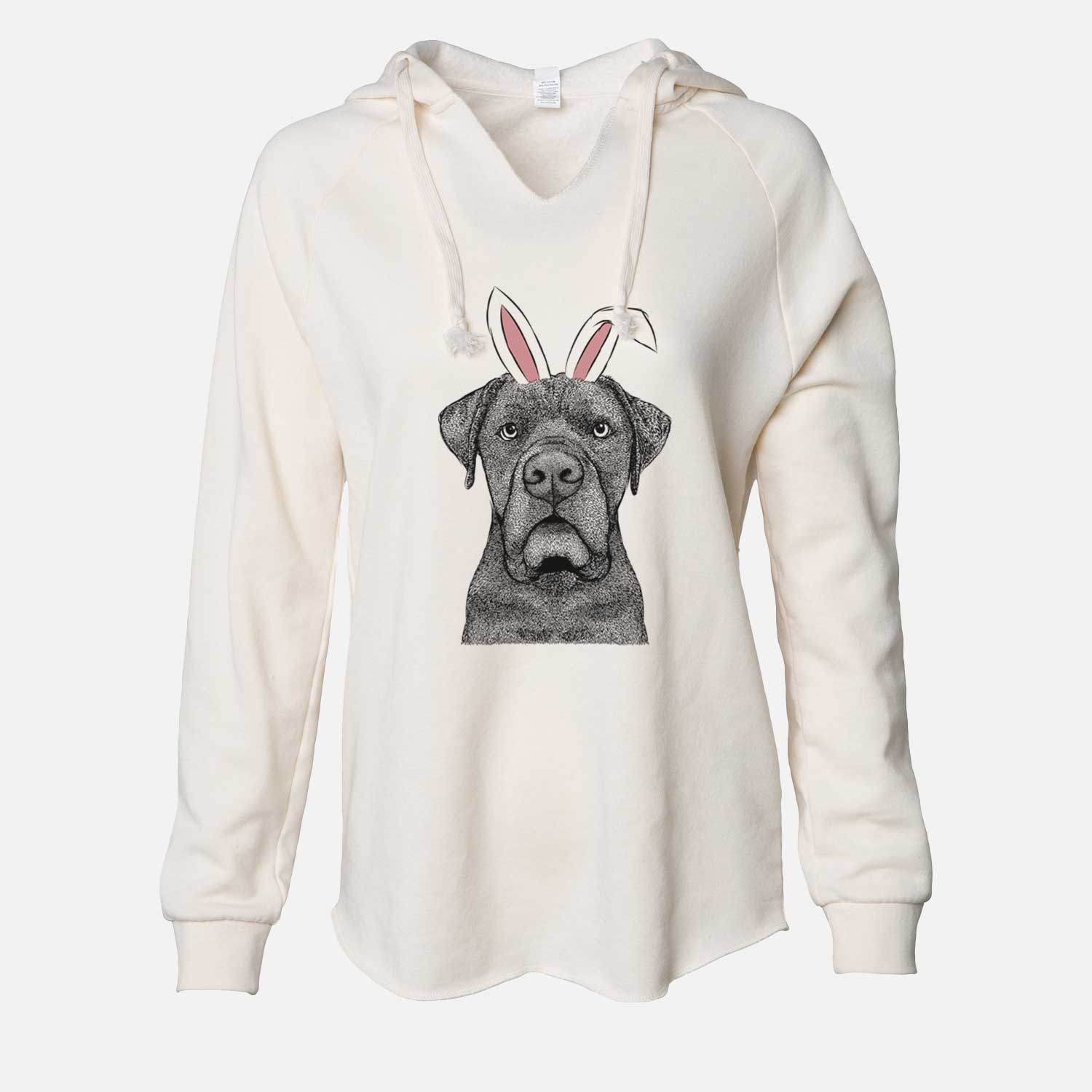 Easter Rocco the Cane Corso - Cali Wave Hooded Sweatshirt