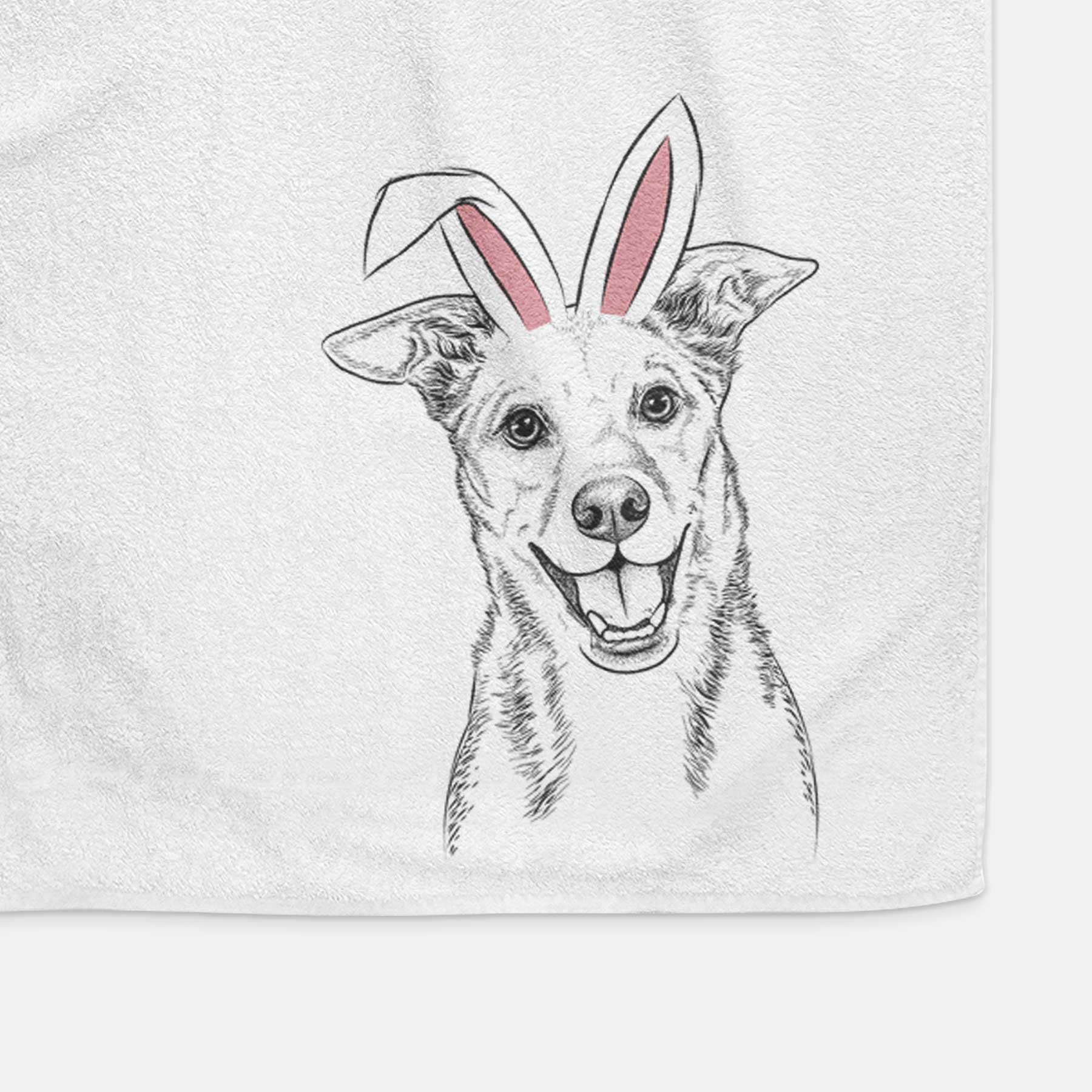 Rocco the Mixed Breed Decorative Hand Towel