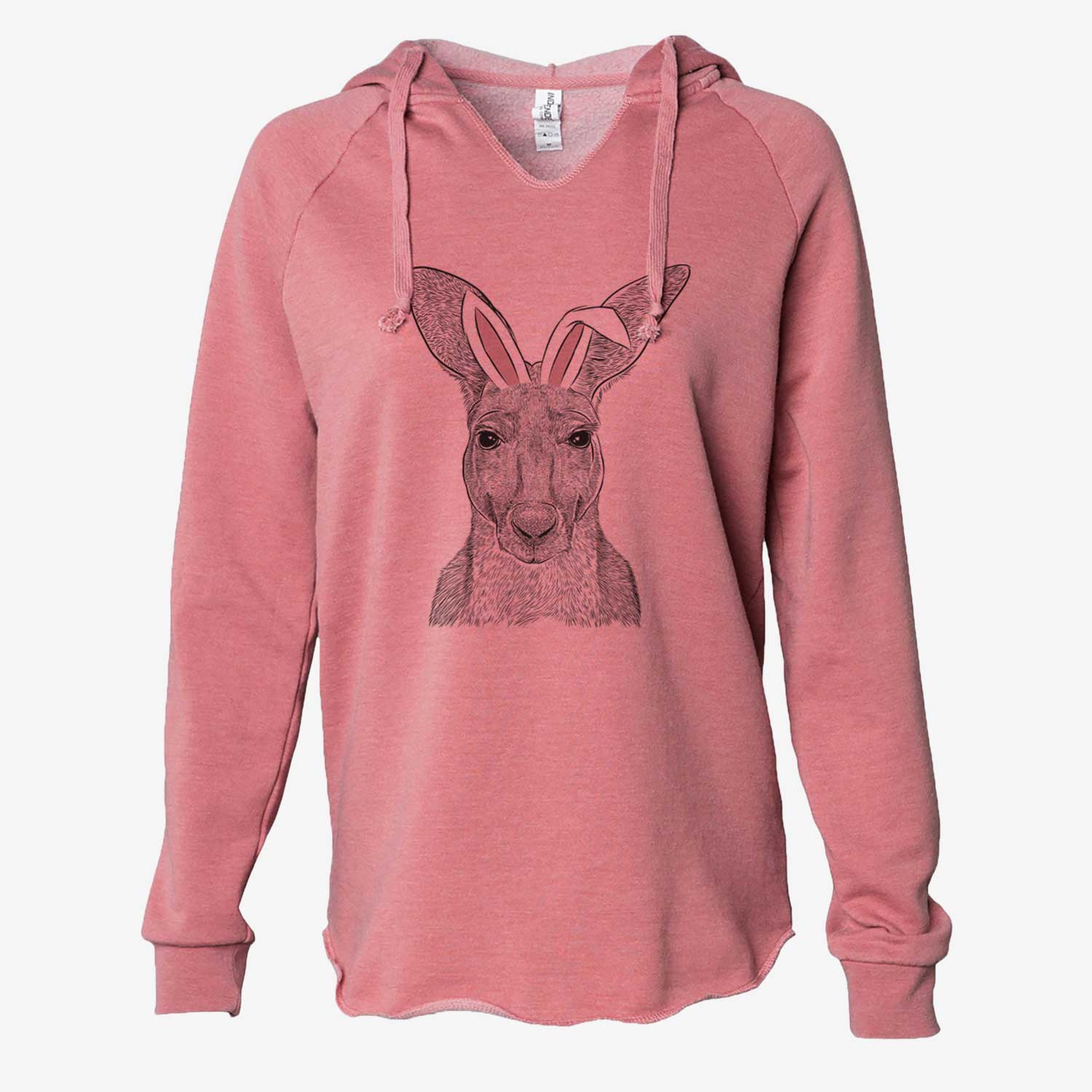 Easter Roger the Red Kangaroo - Cali Wave Hooded Sweatshirt