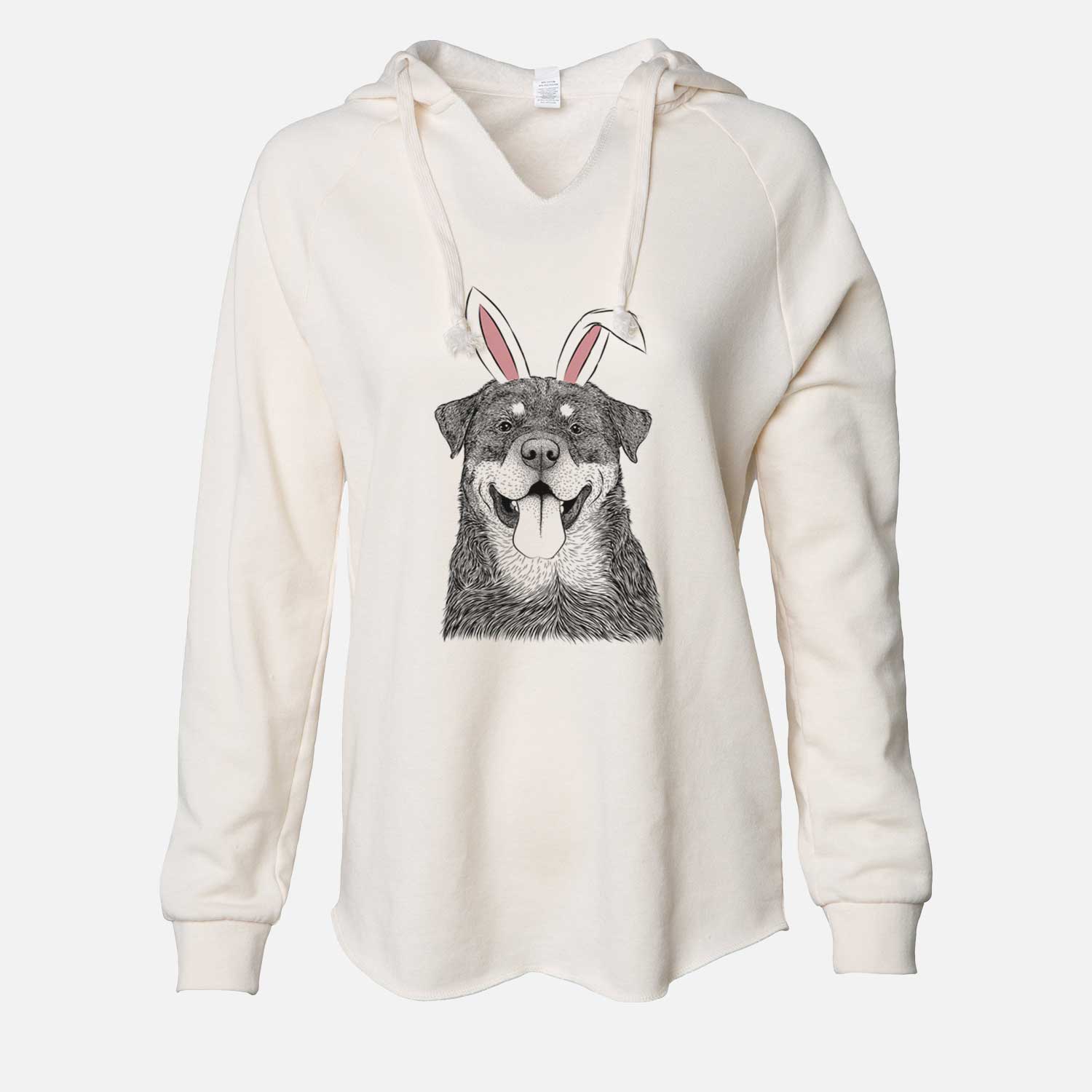 Easter Romeo the Rottweiler - Cali Wave Hooded Sweatshirt