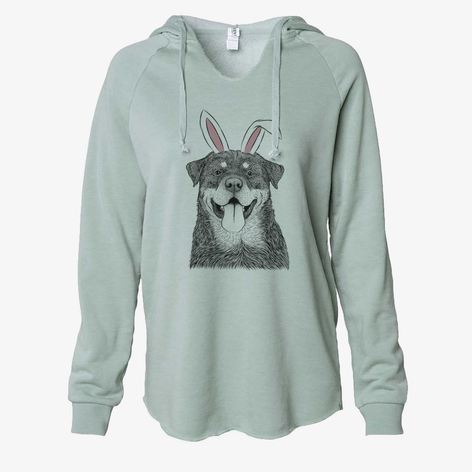 Easter Romeo the Rottweiler - Cali Wave Hooded Sweatshirt